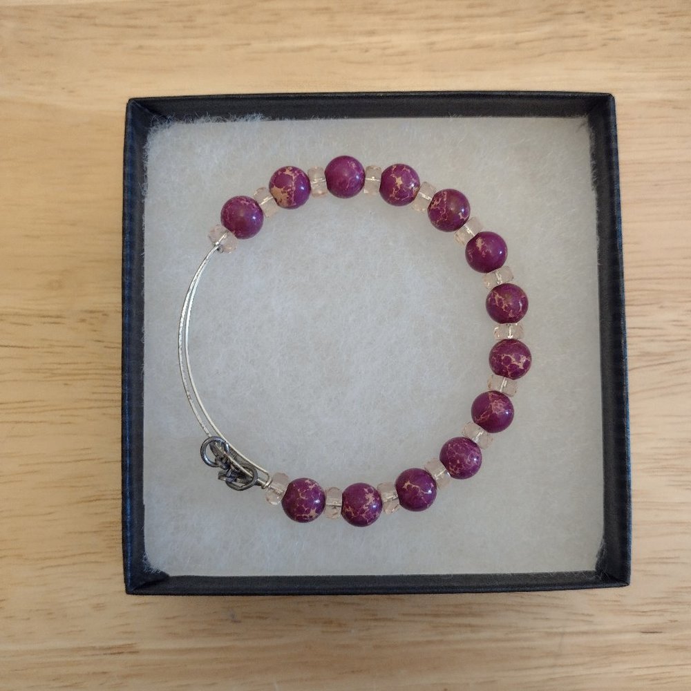Purple Beads Alex and Ani Bracelet